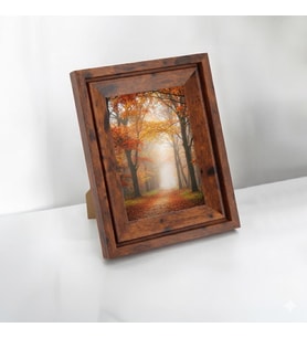 Efemark Premium Serisi 13 * 18 CM Ahşap Resim Çerçevesi Kahverengi