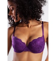 Giyim G.colors Balconette Foam Push Up Bra, Mor Konforlu Ve Şık Sütyen
