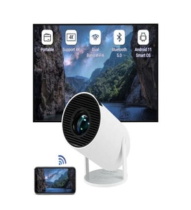 Yüksek Çözünürlüklü 4K Android Projeksiyon, WiFi ve Bluetooth ile Eğlence