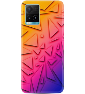 Vivo Y11S Y21S Y20 Y20S Y70 Kılıf Desemli Silikon Üçgenler 1635