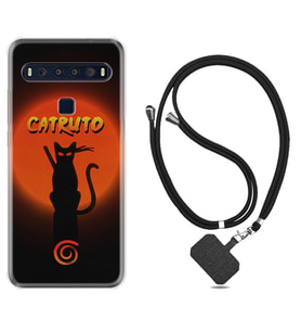 TCL 10L 10 Plus 10SE 20E 20SE 30 L7 Kılıf Boyun Askılı Silikon Catrudo 1679