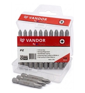 Bits Uç Matkap Ucu Tornavida Ucu Vidalama Ucu S2 Yüksek Kalite Çelik SPZ2 50 - 637962027754
