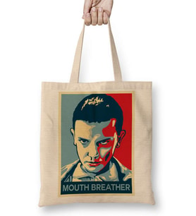Mouth Breather Stranger Things Bez Çanta Uzun Saplı