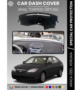 HYUNDAİ ELANTRA (2007-2011) Torpido Örtüsü Ön Göğüs Halı Araca Özel Çatlamayı Önler Kaymaz