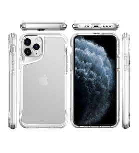 Apple iPhone 11 Pro Kılıf Zore T-Max Köşeleri Korumalı Kılıf (Renksiz)