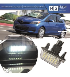 Toyota Yaris Plaka Lamba (LEDLİ) 1 ADET 2013-2020