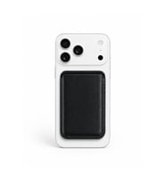 iPhone 17 Pro Max Heritage Hakiki Deri Cüzdan Magsafe Noir Siyah