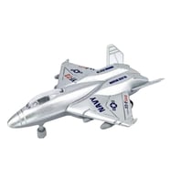 Çek Bırak Mini Metal Uçak - Gri