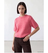 LCW Comfort Pembe Bisiklet Yaka Kadın Triko Kazak