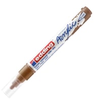 Edding Akrilik Kalem ED5100 Orta Uçlu Fındık Kahvesı 23 mm Yuvarlak Uç