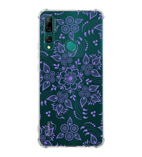 Huawei Y9 Prime 2019  Köşe Korumalı Antişok Kapak Nostalji Desen Tasarımlı Şeffaf  Kılıf