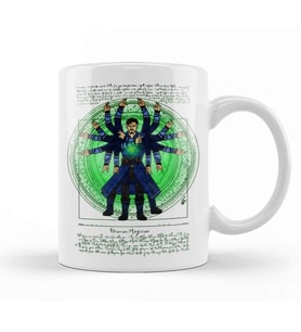 Doctor Strange Vitruvian Magician Kupa Bardak Porselen