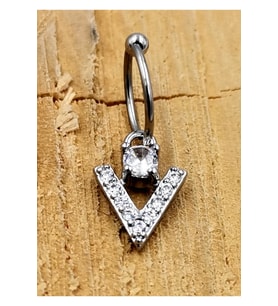 Monalisa Home Çelik Zirkon Taşlı Piercing