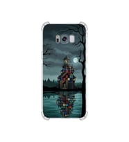 PrintiFy Samsung Galaxy S8plus ile Uyumlu Simya Serisi Gölge Ve Cam Tasarımlı Uv Baskılı Köşe Korumalı Antişok Kılıf