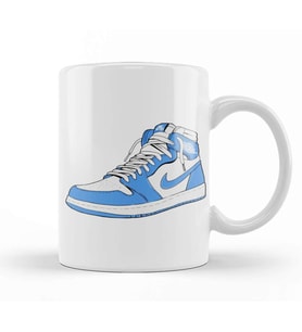 Air Jordan 1 UNC Jordan 1 Kupa Bardak Porselen
