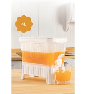 Buzdolabı Sebili, 4L Buzdolabı Sebi, Musluklu Buzdolabı Sebili, Limonta, Vişne Suyu, Buzdolabı Su Sebili