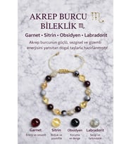 Akrep Burcu Doğaltaş Bileklik