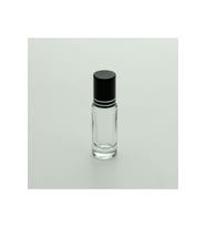 ROLL-ON PARFÜM ŞİŞESİ 4-5 ML (20 ADET) SİYAH KAPAKLI BOŞ ŞİŞE