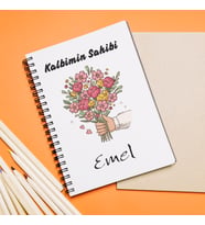 Kalbimin Sahibi Tasarımlı Defter Kişiye Özel