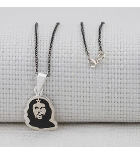 Che Guevara 925 Ayar Gümüş Bayan Kolye 