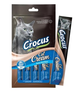Crocus Karidesli Krema Kedi Ödülü 4x15gr