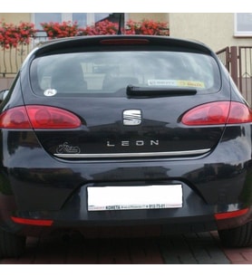 Seat Leon Krom Formlu Bagaj Alt Çıta 2006-2012 Paslanmaz Çelik
