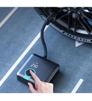 Araba Hava Kompresörü Dijital Ekranlı Taşınabilir Lastik Şişirme Hava Pompası Powerbank
