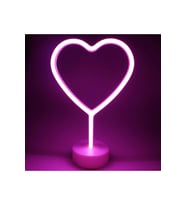 Neon Işık Gece Lambası Ev için Neon Lamba Düğün Parti Dekoru için Duvar Dekoru Kalp Tasarımlı