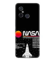 Xiaomi Redmi 12C Kılıf Resimli Desenli Baskılı Silikon Nasa 2 1407