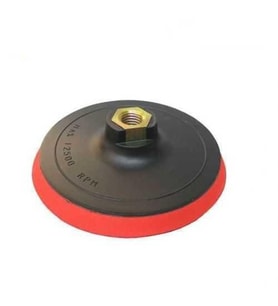 TROY 27910 Disk Altı 115mm, Cırt Zımpara Altlığı + Mil