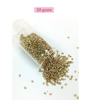 Kesme Cam Boncuk 2mm - 20 Gram - Gold -BNC308