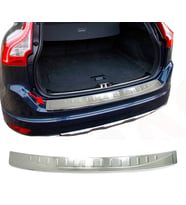 VOLVO XC 60 2014-2017 Krom Arka Tampon Eşiği Paslanmaz Çelik