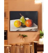 El Yapımı Meyve Temalı Yağlıboya Tablo - 35 x 50 cm