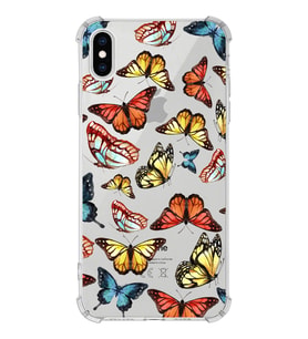 PrintiFy Apple iPhone X Uyumlu Water Color 2 Baskılı Şeffaf Köşe Korumalı Antişok Kılıf