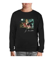 Newton Siyah Çocuk Sweatshirt