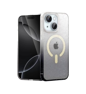 İphone 15 Plus Pummel Shiny Magsafe Kapak - Siyah