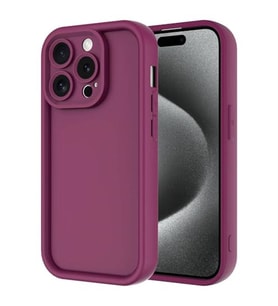 coverzone iPhone 15 Pro ile uyumlu K?l?f Parlak, Tek Renkli Y�zey Dayan?kl? Malzeme & Tam Koruma Redolent K?l?f iPhone 15 Pro ile uyumlu K?l? Ergonomik Kavrama Kolay Eri?im Kapak M�rd�m