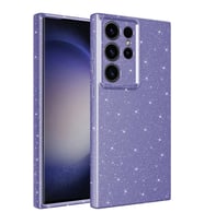 Galaxy S23 Ultra Kılıf Kamera Korumalı Simli Lüks Zore Koton Kapak