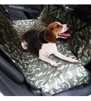 Araç İçi Arka Koltuk Köpek Örtüsü Koruyucu Köpek Kılıfı (Kamuflaj)