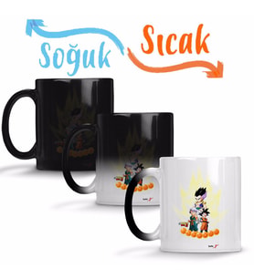 Dragon Ball Sihirli Kupa Bardak Porselen