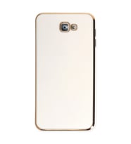 Samsung Galaxy J7 Prime Kılıf Volet Silikon - Beyaz