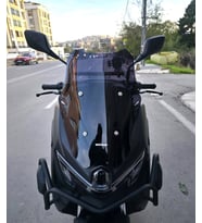 MOTOCAM Yamaha Nmax Ön Cam 2025-2026 Model 43cm Siyah Renkli SPORTİF