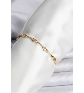 Yıldız Model Gold Renk Pirinç Bileklik