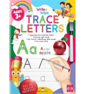 Write and Wipe Trace Letters