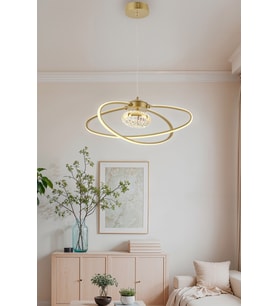 Sevilay Eskitme 2'li Sarkıt Modern LED Avize, Çok Renkli Işıklı Design