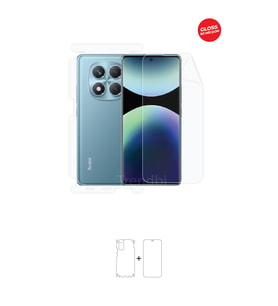 Xiaomi Redmi Note 14 Pro Ekran, Arka ve Yan Koruyucu Fullbody Kaplama TPU Film