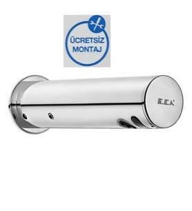Eca Krom Fotoselli Aplike Lavabo Musluğu Pilli 108109004 Çift Su