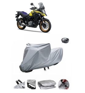 Suzuki V-Strom DL650  Su Geçirmez Motosiklet Brandası ARKA ÇANTA UYUMLU