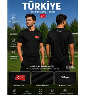 Türkiye Isimsiz Siyah Yetişkin Euro 2025/26 Sezon Özel Tasarım Forma (F01)