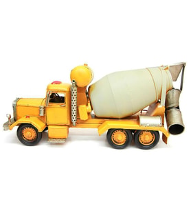 Dekoratif Metal Beton Mikseri Biblo Dekoratif Hediyelik